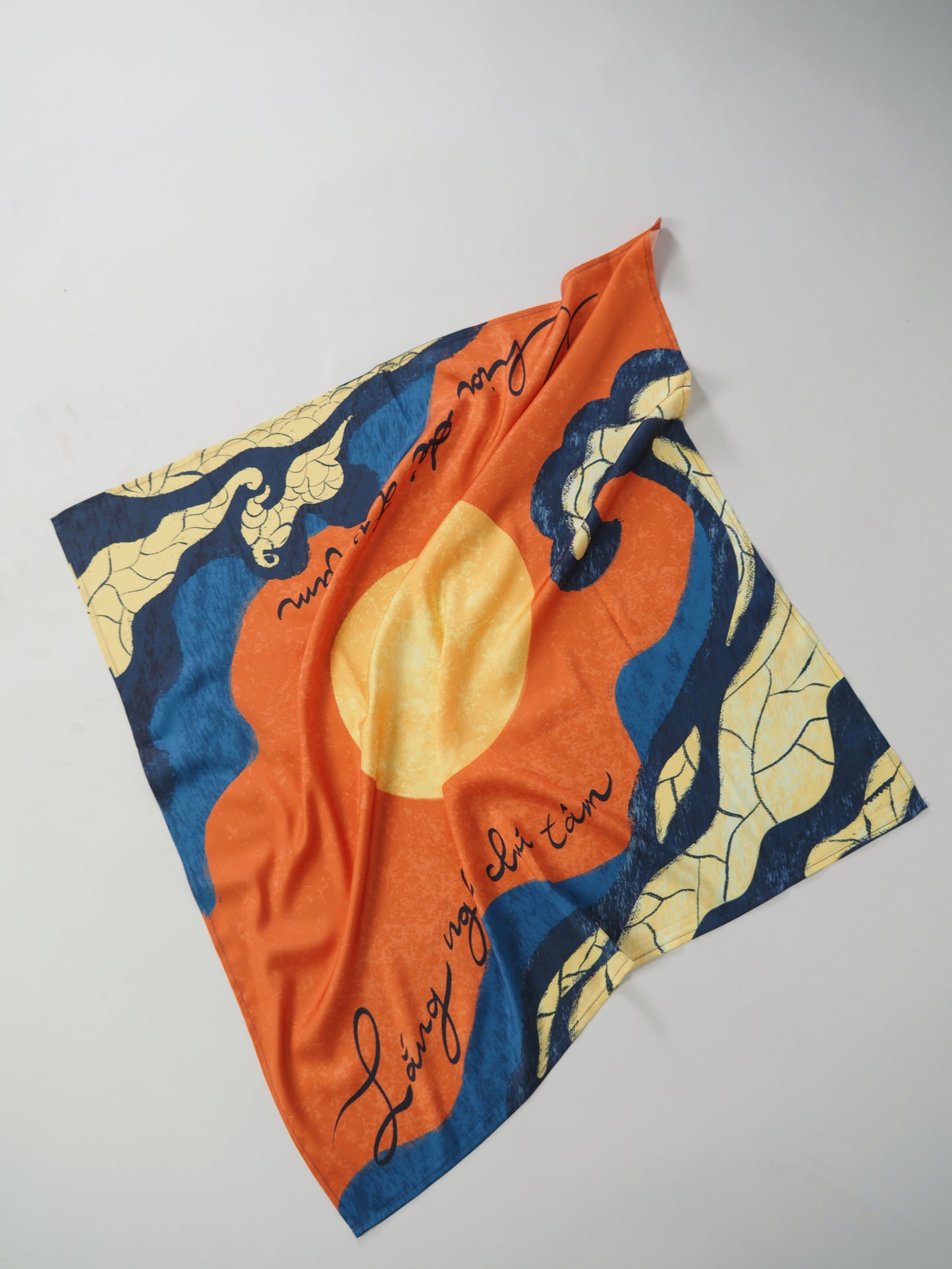 Set quà tặng Vẹn Tròn - Bộ đôi khăn vuông Yin Yang